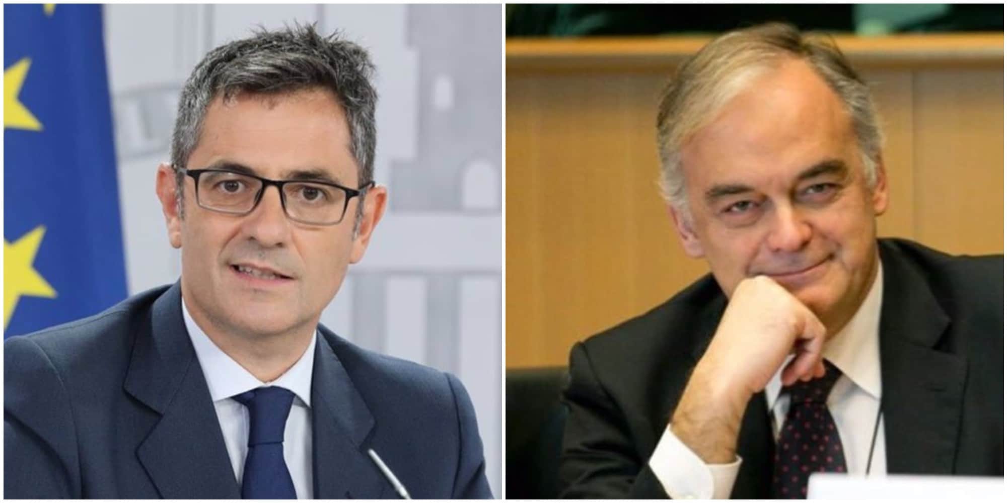 Bolaños (PSOE) y Gonzalez Pons (PP)