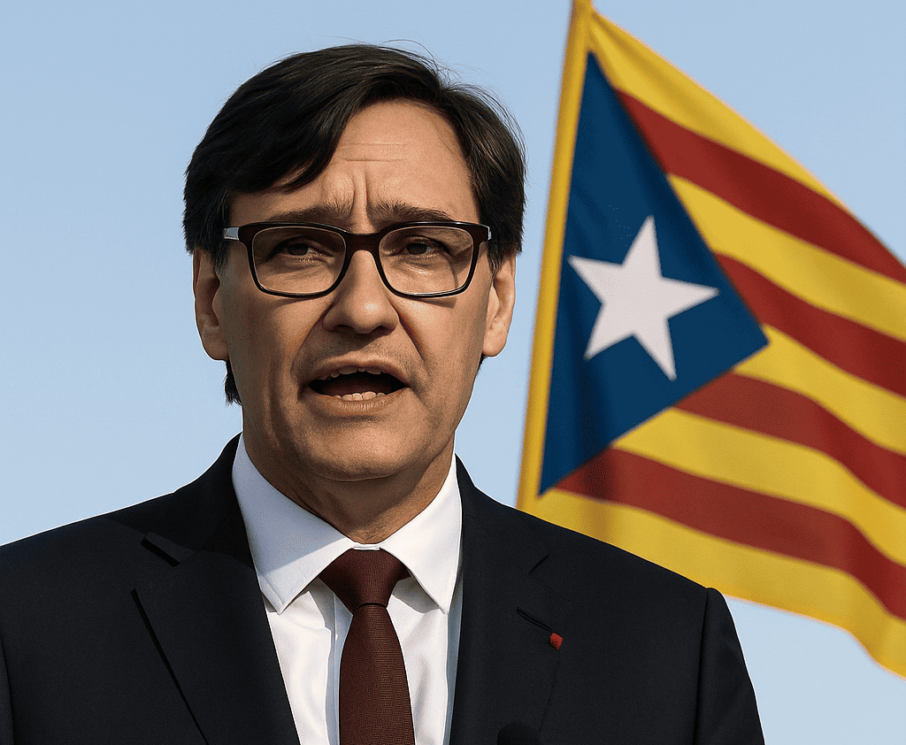 salvador Illa defiende el separatismo