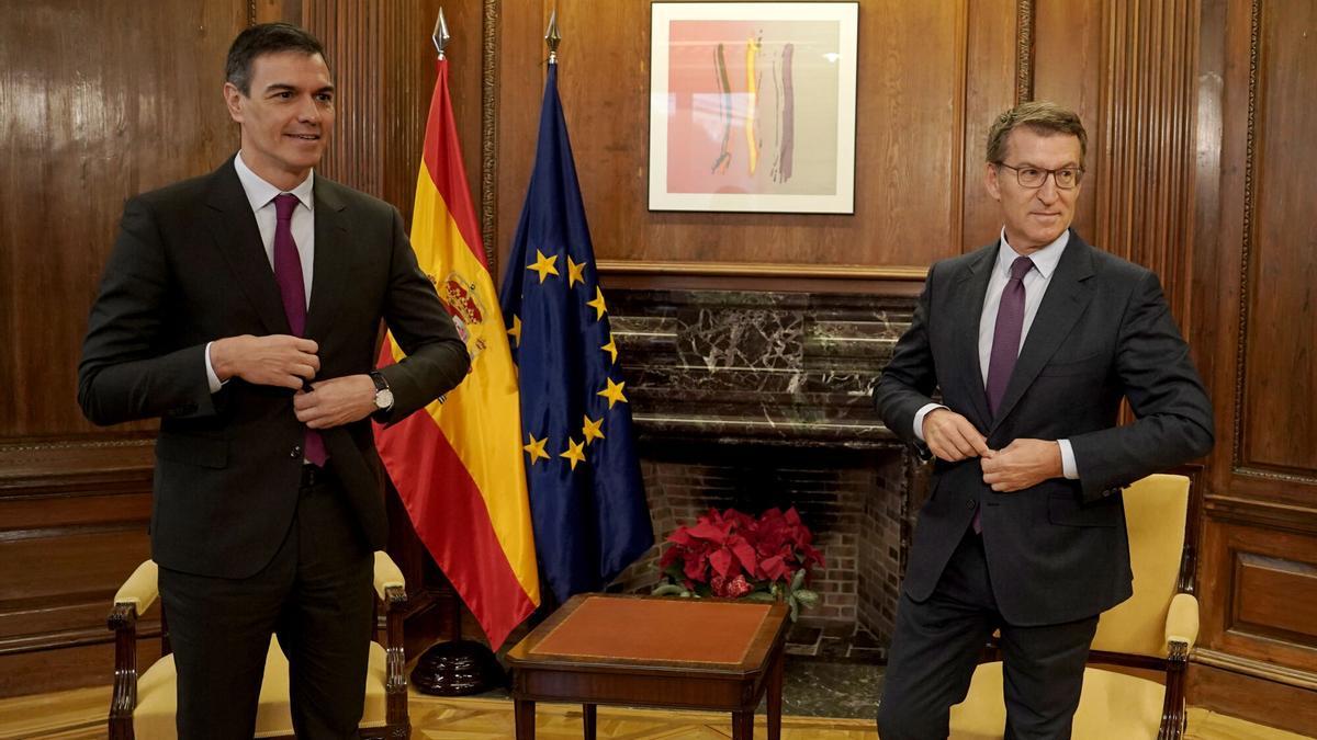 Conferencia de Presidentes feijóo y sanchez