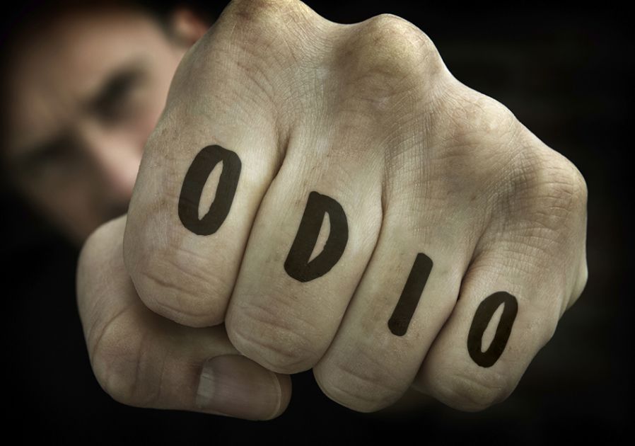 escenografía política del odio