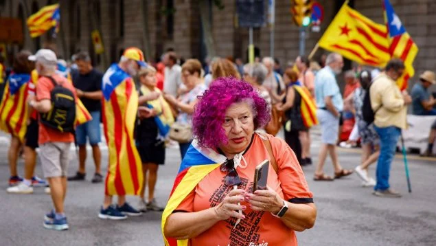 Fracaso separatista en la Diada 2025