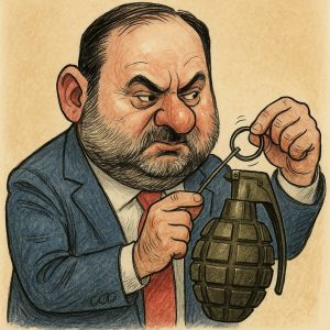 Ábalos ha tirado de la anilla de la granada