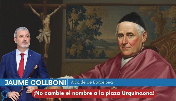 Collboni quiere borrar la plaza Urquinaona