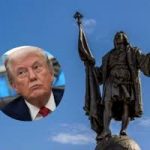 estatua de Cristóbal Colón en la Casa Blanca