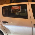 cartel viral árabe robos coches