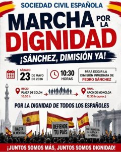 Manifestación 23 de mayo Madrid