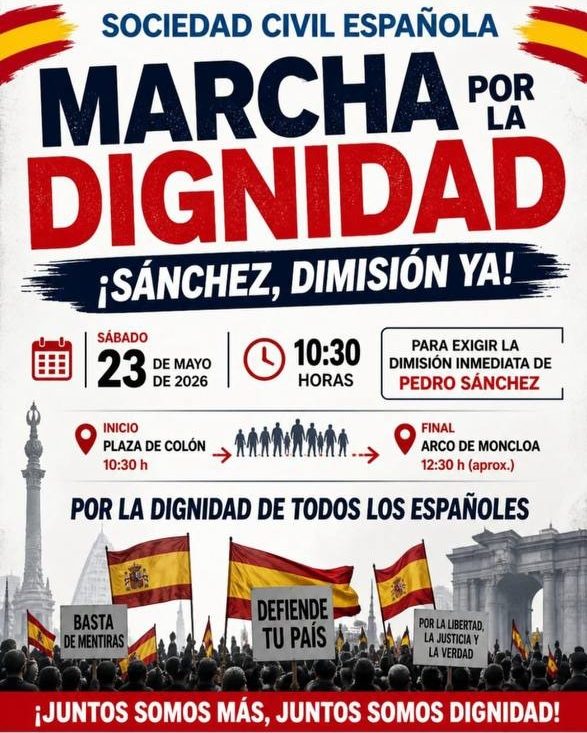 Manifestación 23 de mayo Madrid