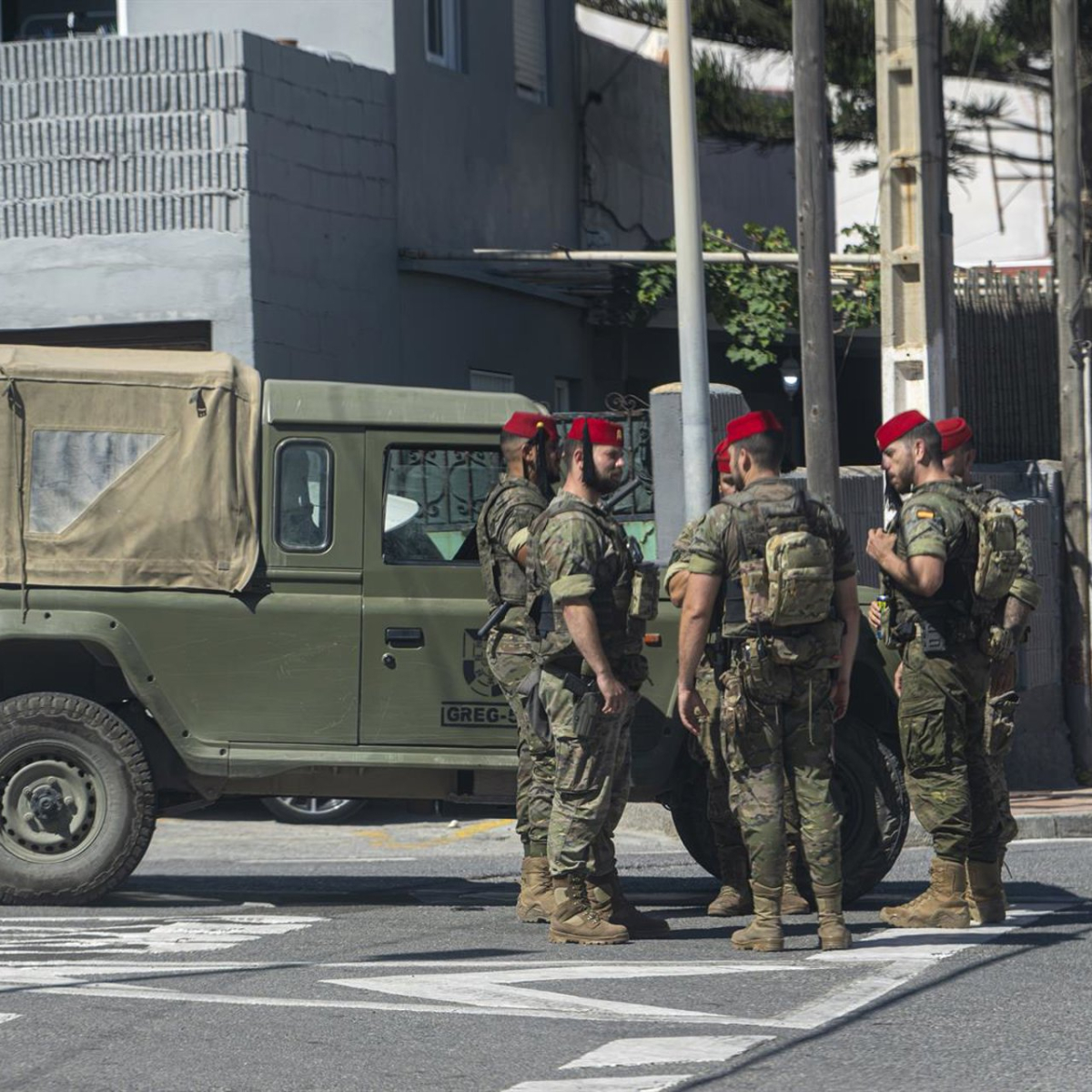 4 militares heridos en Ceuta