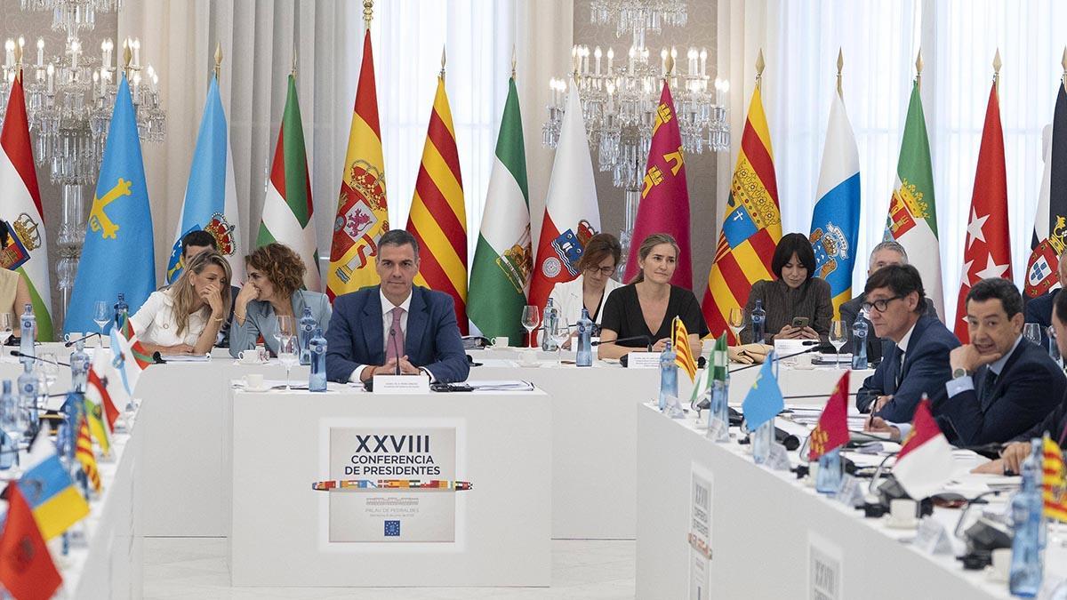 conferencia presidentes de comunidades autónomas presidida por Sánchez