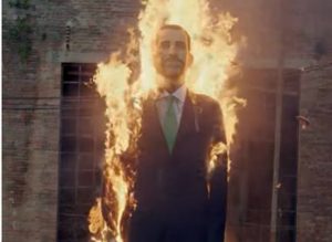 queman una imagen del rey Felipe VI