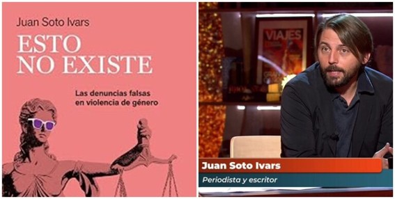 Escritor Juan Soto Ivars y su libro de denuncias falsas y la ley de violencia de género.